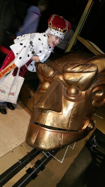 Photo Flash: Sydney Lucas and FUN HOME Kids Take Over HAMILTON for Halloween Image