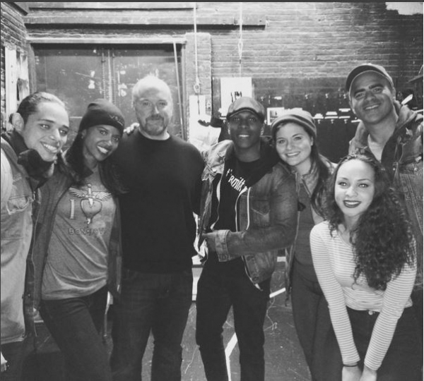 Photo Flash: Nathan Lane, Emma Watson, Usher, and More Pose on HAMILTON Stage Image