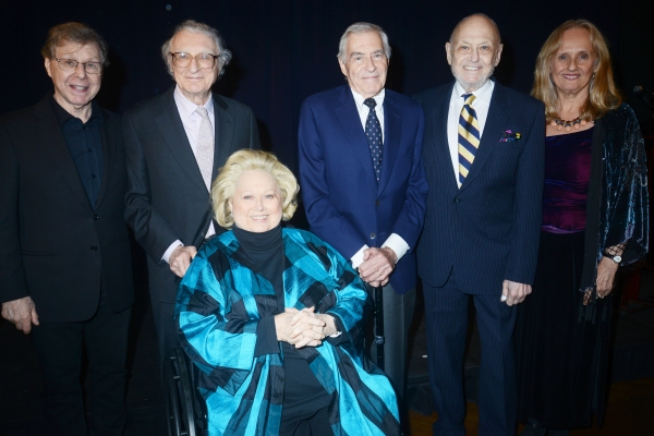 Maury Yeston, Sheldon Harnick, Lee Adams, Charles Strouse, Nancy Rhodes, Barbara Cook Photo