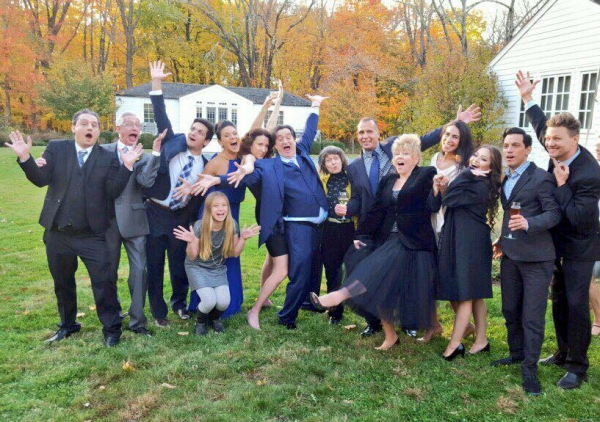 Photo Flash: Bernadette Peters and More Celebrate RUTHLESS! Creators' Wedding Image