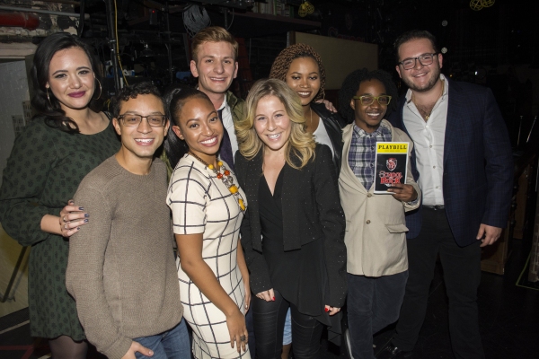 Photo Flash: Worlds Collide- SCHOOL OF ROCK Movie Cast Visits SCHOOL OF ROCK on Broadway! Image