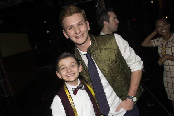 Photo Flash: Worlds Collide- SCHOOL OF ROCK Movie Cast Visits SCHOOL OF ROCK on Broadway! Image