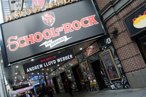 Photo Flash: Worlds Collide- SCHOOL OF ROCK Movie Cast Visits SCHOOL OF ROCK on Broadway! Image