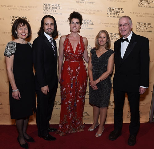 Photo Flash: NY Historical Society Presents HAMILTON's Ron Chernow & Lin-Manuel Miranda with History Makers Award Image