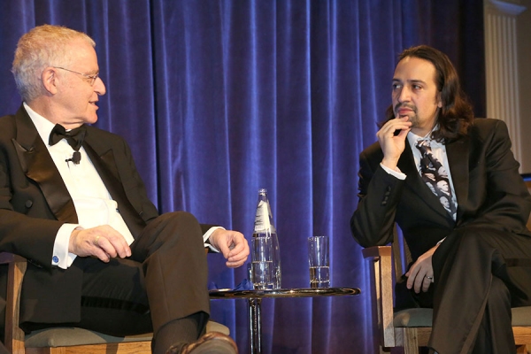 Photo Flash: NY Historical Society Presents HAMILTON's Ron Chernow & Lin-Manuel Miranda with History Makers Award Image