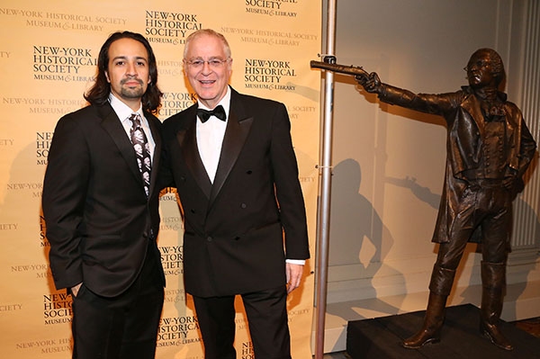 Photo Flash: NY Historical Society Presents HAMILTON's Ron Chernow & Lin-Manuel Miranda with History Makers Award Image