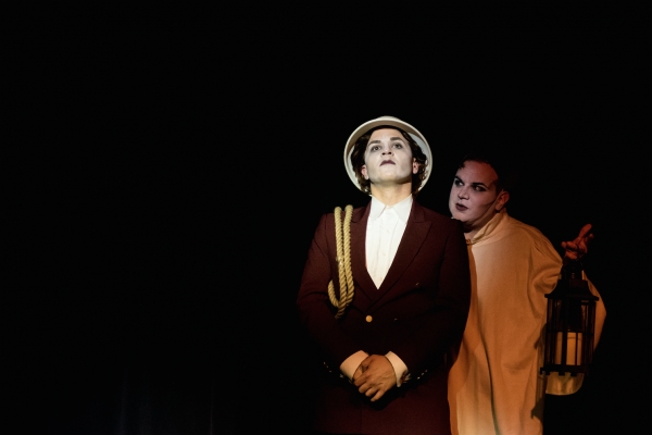 Dominic Sellers as Lord Edgar and Tyler Nye as Alcazar Photo