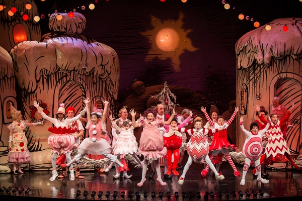 The cast of the 18th annual production of DR. SEUSS'' HOW THE GRINCH STOLE CHRISTMAS  Photo