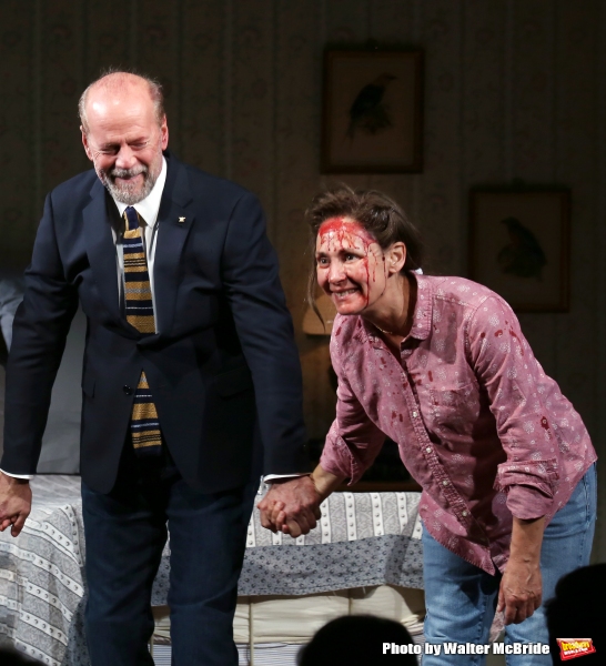 Photo Coverage: MISERY's Bruce Willis and Laurie Metcalf Take Opening Night Bows Photo Coverage: MISERY's Bruce Willis and Laurie Metcalf Take Opening Night Bows Image
