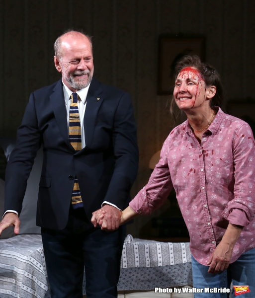 Photo Coverage: MISERY's Bruce Willis and Laurie Metcalf Take Opening Night Bows Photo Coverage: MISERY's Bruce Willis and Laurie Metcalf Take Opening Night Bows Image