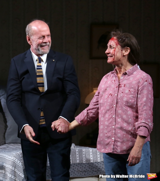 Photo Coverage: MISERY's Bruce Willis and Laurie Metcalf Take Opening Night Bows Photo Coverage: MISERY's Bruce Willis and Laurie Metcalf Take Opening Night Bows Image