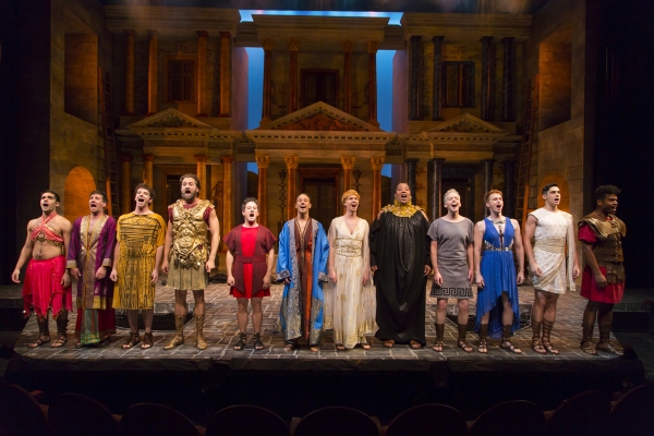 Photo Flash: New Shots of Christopher Fitzgerald and Michael Urie in '...FORUM' at Two River Theater Image