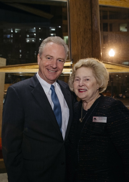 Congressman Chris Van Hollen and Board Chair Beth Newburger Schwartz Photo