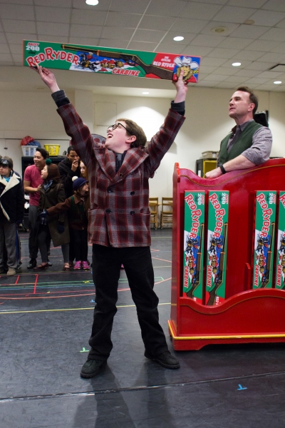 Photo Coverage: Christmas Comes Early in Jersey! In Rehearsal for Paper Mill's A CHIRSTMAS STORY  Image