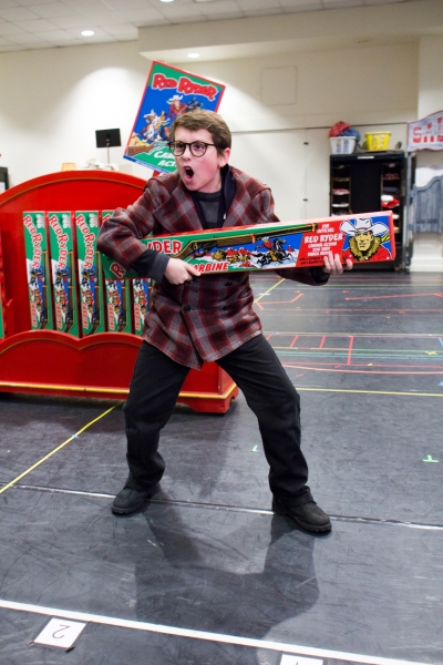 Photo Coverage: Christmas Comes Early in Jersey! In Rehearsal for Paper Mill's A CHIRSTMAS STORY  Image