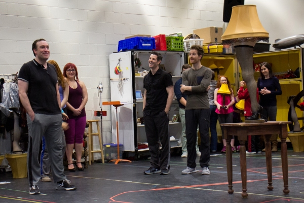 Photo Coverage: Christmas Comes Early in Jersey! In Rehearsal for Paper Mill's A CHIRSTMAS STORY  Image