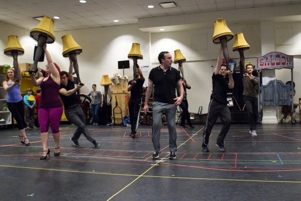 Photo Coverage: Christmas Comes Early in Jersey! In Rehearsal for Paper Mill's A CHIRSTMAS STORY  Image