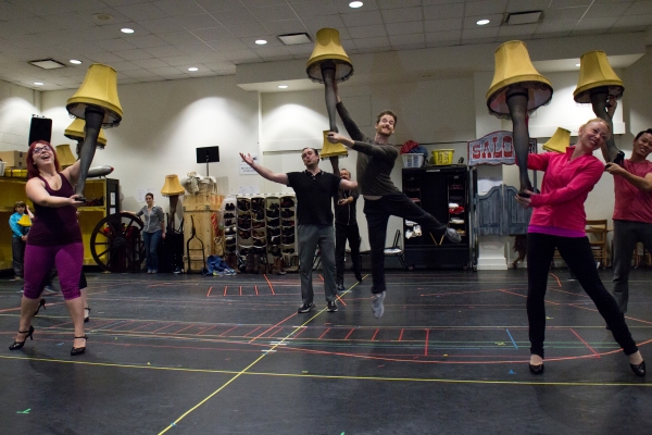 Photo Coverage: Christmas Comes Early in Jersey! In Rehearsal for Paper Mill's A CHIRSTMAS STORY  Image