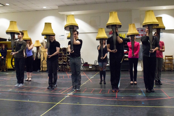 Photo Coverage: Christmas Comes Early in Jersey! In Rehearsal for Paper Mill's A CHIRSTMAS STORY  Image