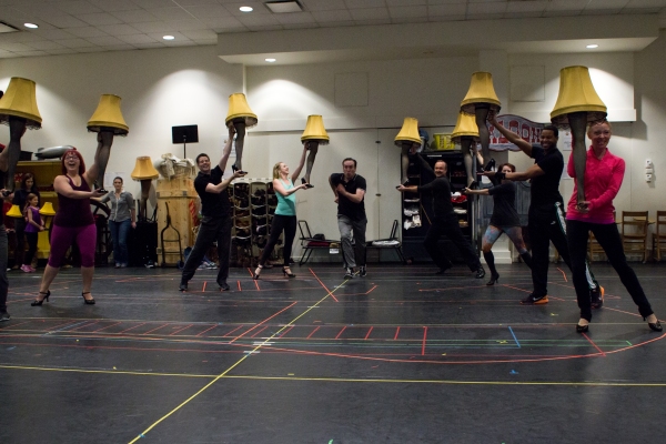 Photo Coverage: Christmas Comes Early in Jersey! In Rehearsal for Paper Mill's A CHIRSTMAS STORY  Image