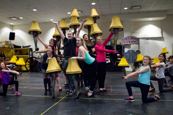 Photo Coverage: Christmas Comes Early in Jersey! In Rehearsal for Paper Mill's A CHIRSTMAS STORY  Image
