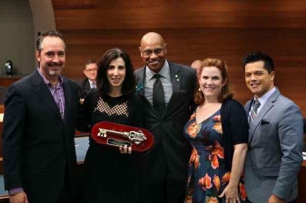 Photo Coverage: CRAZY EX-GIRLFRIEND Gets Key to West Covina Image
