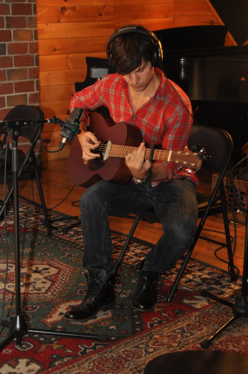 Exclusive Photo Coverage: FUN HOME Company Lays Down Their Track for Carols For A Cure Image