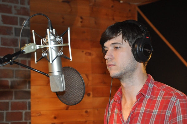 Exclusive Photo Coverage: FUN HOME Company Lays Down Their Track for Carols For A Cure  Image