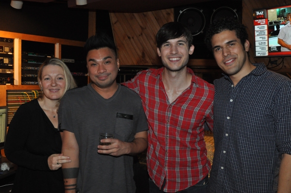 Exclusive Photo Coverage: FUN HOME Company Lays Down Their Track for Carols For A Cure  Image