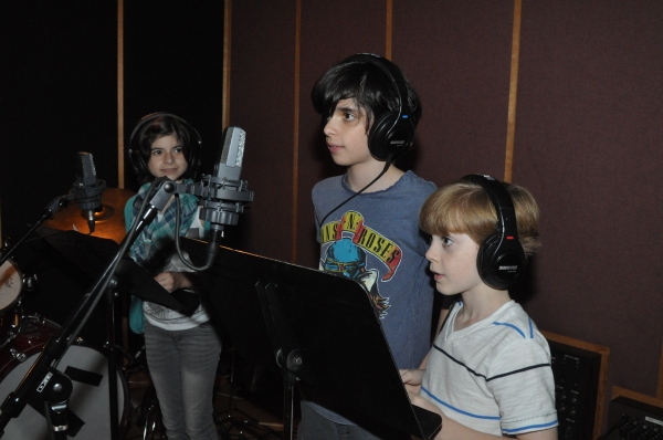Exclusive Photo Coverage: FUN HOME Company Lays Down Their Track for Carols For A Cure  Image