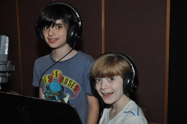 Exclusive Photo Coverage: FUN HOME Company Lays Down Their Track for Carols For A Cure  Image