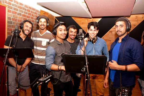 Exclusive Photo Coverage: ALADDIN Cast Gathers to Record Carols For A Cure! Exclusive Photo Coverage: ALADDIN Cast Gathers to Record Carols For A Cure! Image