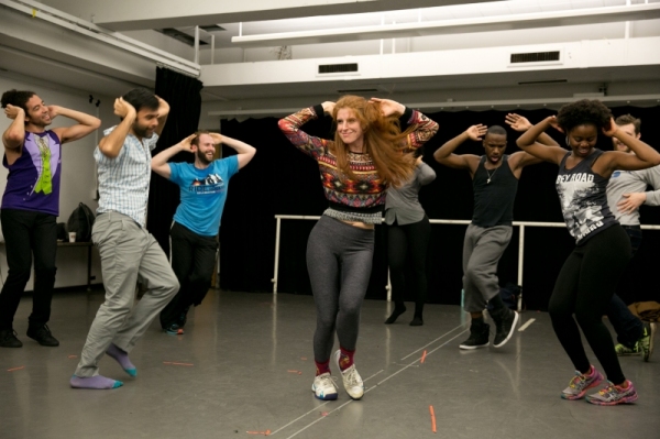 Photo Flash: First Look at Rehearsals for A.R.T.'s NATASHA, PIERRE & THE GREAT COMET OF 1812 
