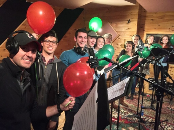 Exclusive Photo Coverage: Perez Hilton and James Snyder Sing an ELF Duet for Carols For A Cure! 
