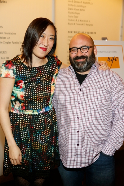 Playwright/ Young Jean Lee and producer Aaron Rosenblum Photo