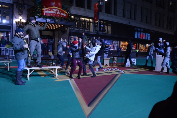 Photo Coverage: Casts of FIDDLER, ON YOUR FEET, THE KING AND I Rehearse for the Macy's Thanksgiving Day Parade! Image
