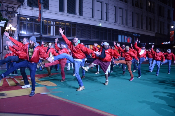 Photo Coverage: Casts of THE WIZ, SOMETHING ROTTEN! & More Rehearse for the Macy's Thanksgiving Day Parade! Image