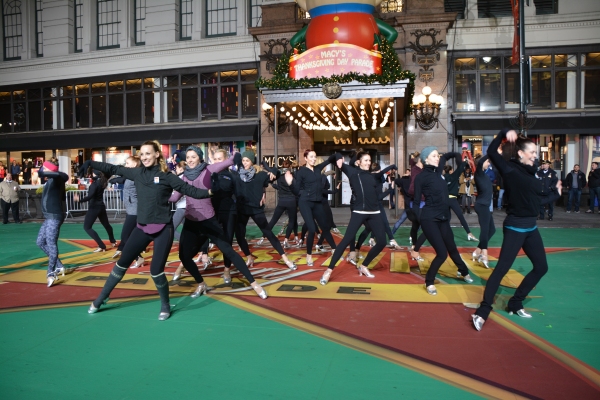 Photo Coverage: Casts of THE WIZ, SOMETHING ROTTEN! & More Rehearse for the Macy's Thanksgiving Day Parade! Image
