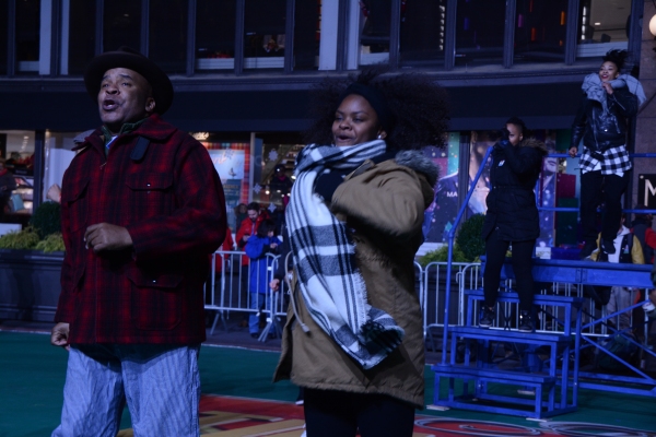 Photo Coverage: Casts of THE WIZ, SOMETHING ROTTEN! & More Rehearse for the Macy's Thanksgiving Day Parade! Image