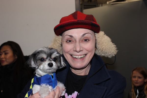 Photo Flash: ON YOUR FEET! Gets a Visit from Tinkerbelle the Dog Image