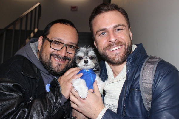 Photo Flash: ON YOUR FEET! Gets a Visit from Tinkerbelle the Dog Image
