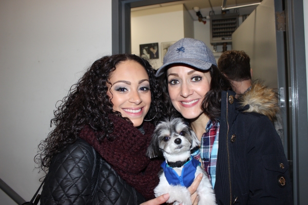 Photo Flash: ON YOUR FEET! Gets a Visit from Tinkerbelle the Dog Image
