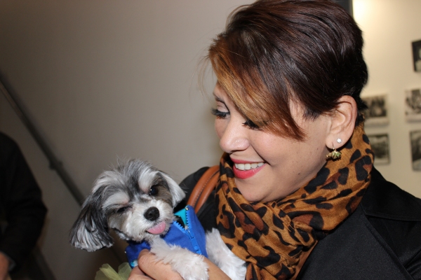 Photo Flash: ON YOUR FEET! Gets a Visit from Tinkerbelle the Dog Image