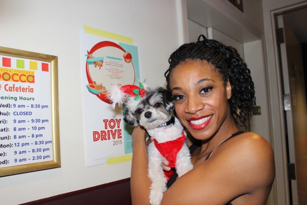 Photo Flash: Tinkerbelle the Dog Visits RADIO CITY CHRISTMAS SPECTACULAR & ROCKETTES  Image