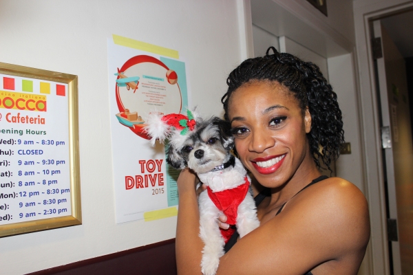 Photo Flash: Tinkerbelle the Dog Visits RADIO CITY CHRISTMAS SPECTACULAR & ROCKETTES Image