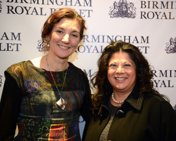 Birmingham Hippodrome Chief Executive Fiona Allan and Birmingham Royal Ballet Chief E Photo