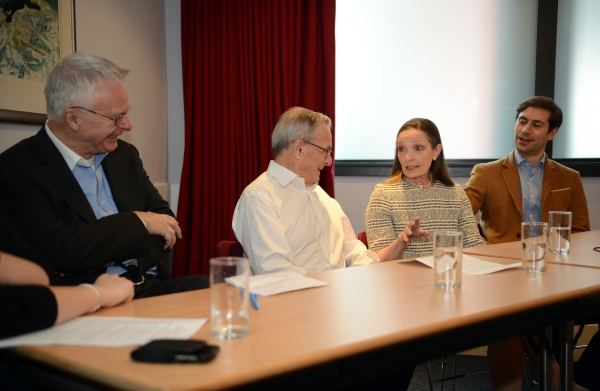 Peter Tod, Sir Peter Wright, Marion Tait and Kit Holder Photo