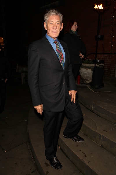LONDON, ENGLAND - NOVEMBER 25:  Ian McKellen attends ''A Source of Life: 25 Years of  Photo