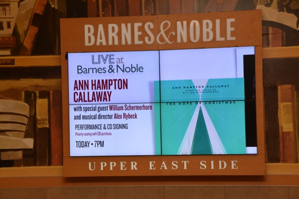 Photo Coverage: Ann Hampton Callaway Previews THE HOPE OF CHRISTMAS Album at Barnes and Noble Image