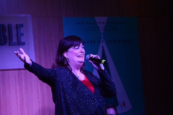 Photo Coverage: Ann Hampton Callaway Previews THE HOPE OF CHRISTMAS Album at Barnes and Noble Image